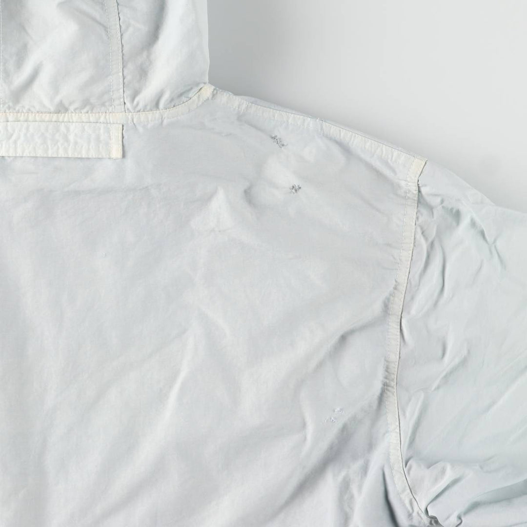 Vintage 90'S Nautica nylon parka, size L, men's Nylon Blue type light blue Vintage Second Hand