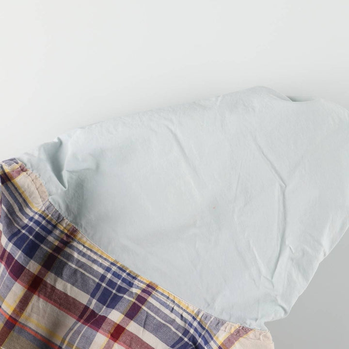 Vintage 90'S Nautica nylon parka, size L, men's Nylon Blue type light blue Vintage Second Hand