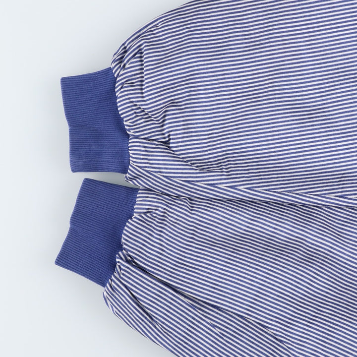 80s-90'S Lacoste Chemise French Lacoste Striped Nylon Jacket, Made in France, Men's Size L polyamide blue type Vintage Second Hand