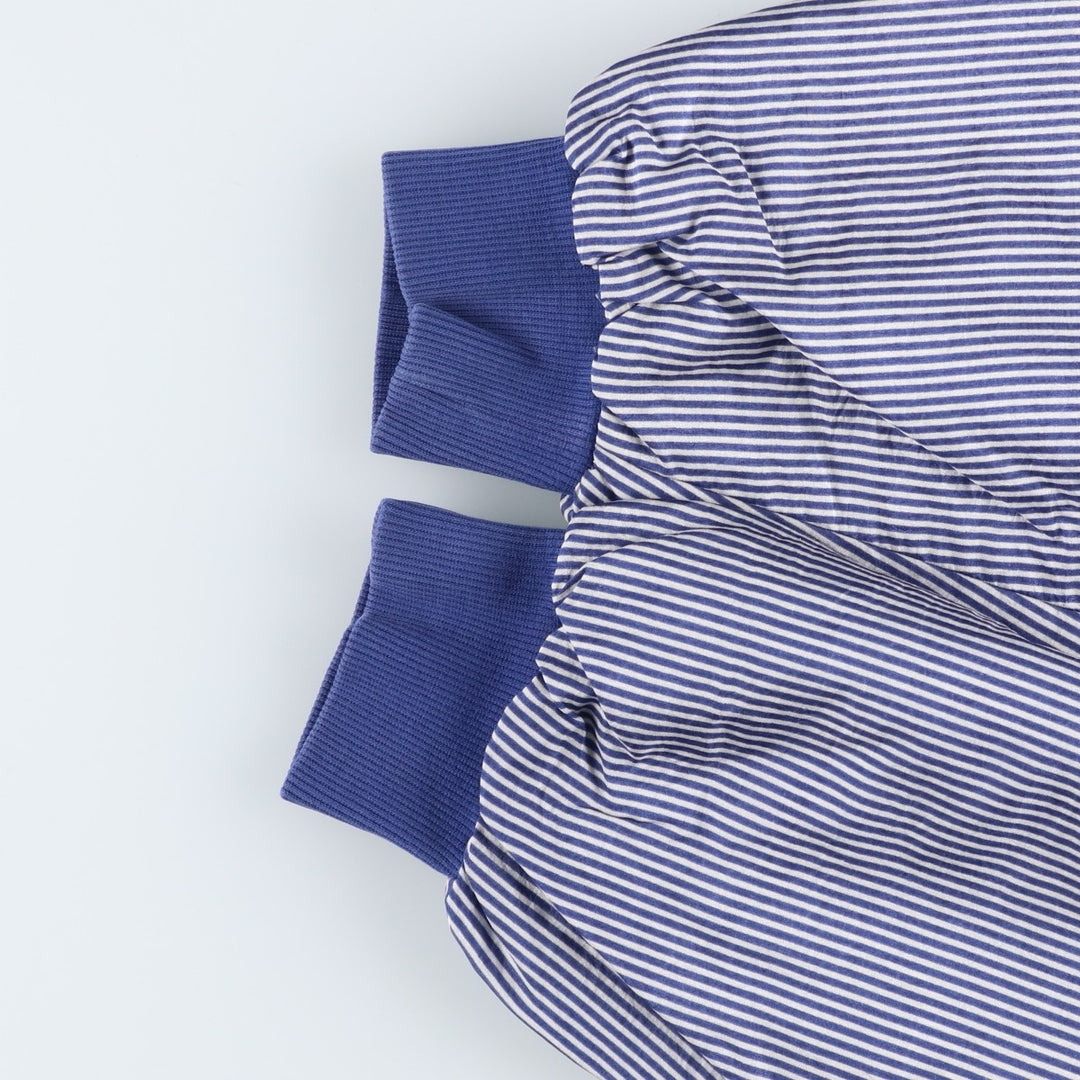 80s-90'S Lacoste Chemise French Lacoste Striped Nylon Jacket, Made in France, Men's Size L polyamide blue type Vintage Second Hand