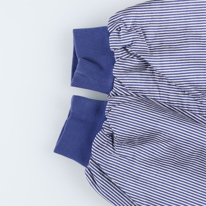 80s-90'S Lacoste Chemise French Lacoste Striped Nylon Jacket, Made in France, Men's Size L polyamide blue type Vintage Second Hand