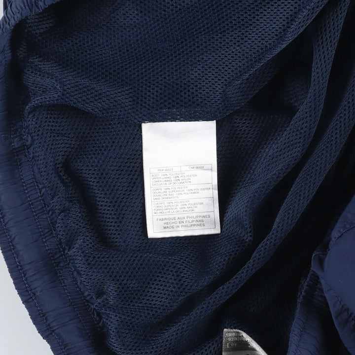 00'S Nike Warm-up Pants, Nylon Pants, Rustling Pants, Men's Size L polyester navy blue type Vintage Second Hand