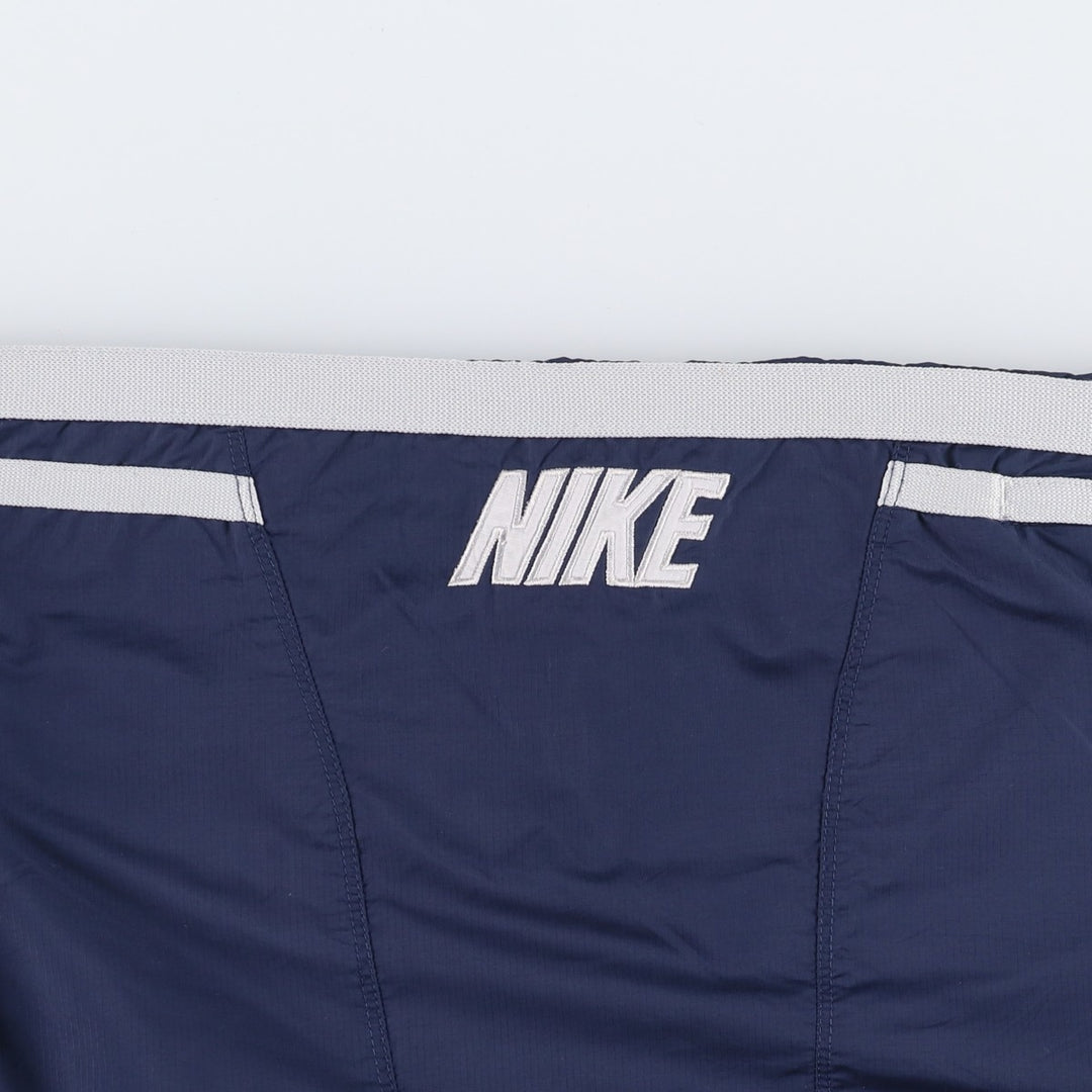 00'S Nike Warm-up Pants, Nylon Pants, Rustling Pants, Men's Size L polyester navy blue type Vintage Second Hand