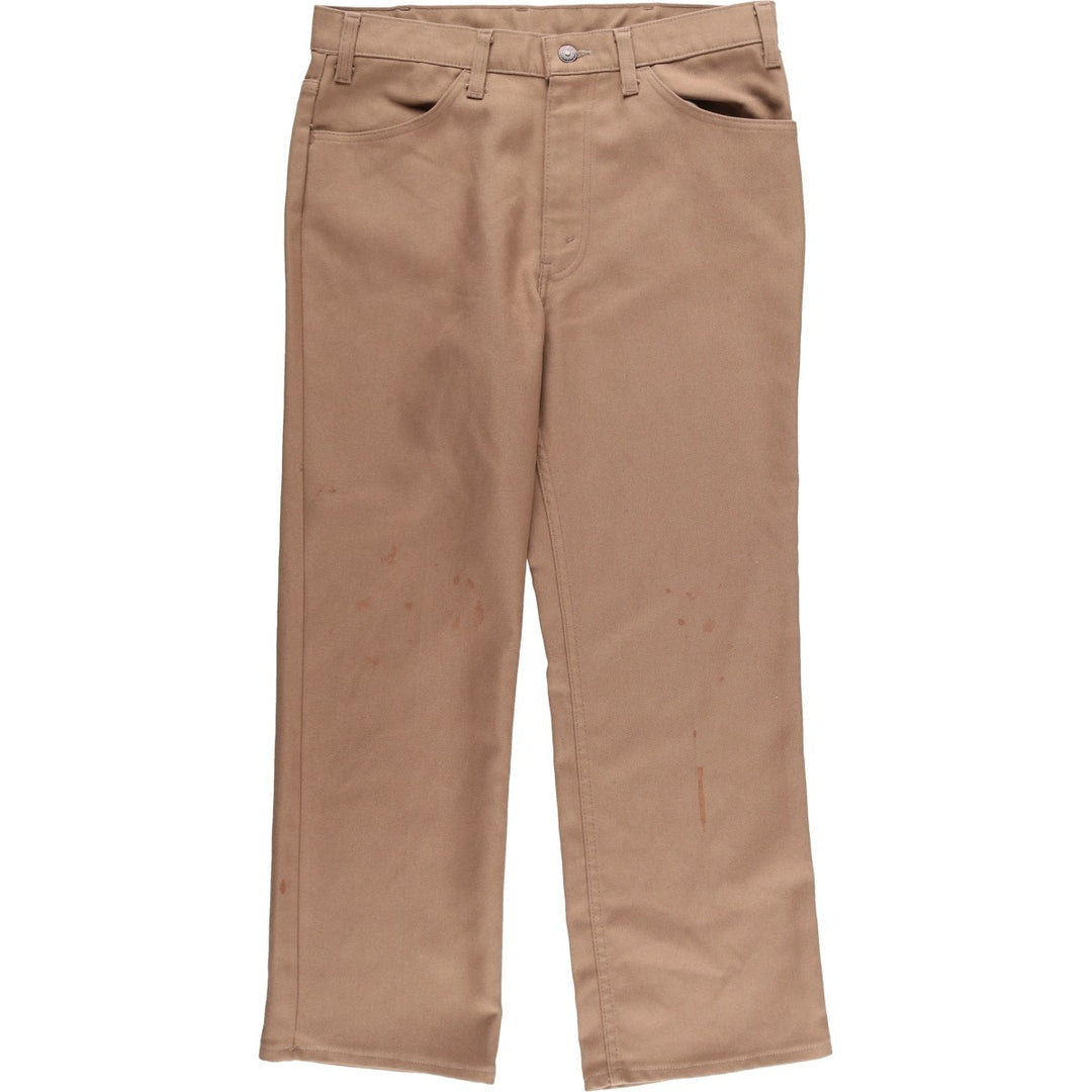 Vintage 1980'S Levi's 10517-6125 Men's Flare Pants, Size 34 (approx.) unclear Beige type Vintage Second Hand