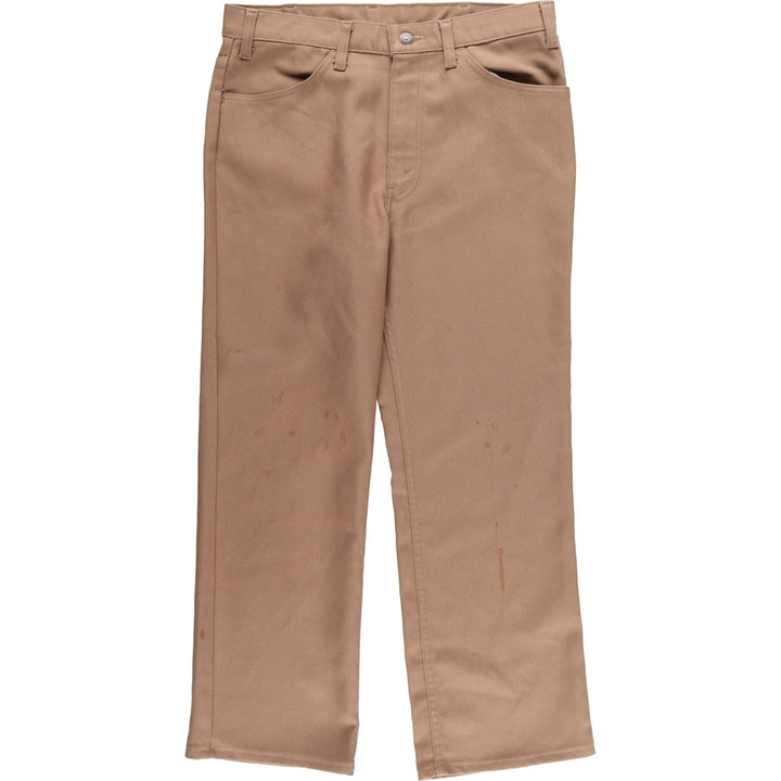 Vintage 1980'S Levi's 10517-6125 Men's Flare Pants, Size 34 (approx.) unclear Beige type Vintage Second Hand