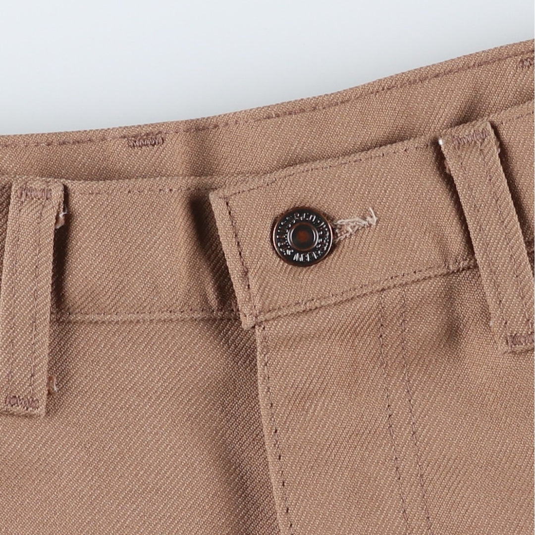Vintage 1980'S Levi's 10517-6125 Men's Flare Pants, Size 34 (approx.) unclear Beige type Vintage Second Hand