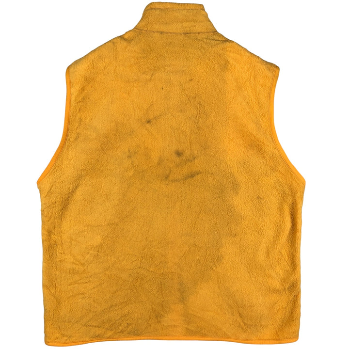 90'S Patagonia Synchilla Fleece Vest (25182 SP97), Made in USA, Men's XL, Vintage polyester yellow type Vintage Second Hand