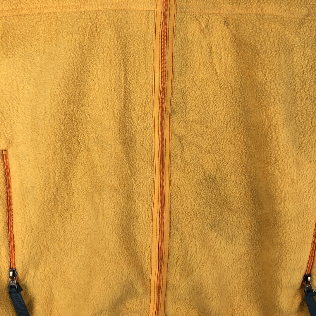 90'S Patagonia Synchilla Fleece Vest (25182 SP97), Made in USA, Men's XL, Vintage polyester yellow type Vintage Second Hand