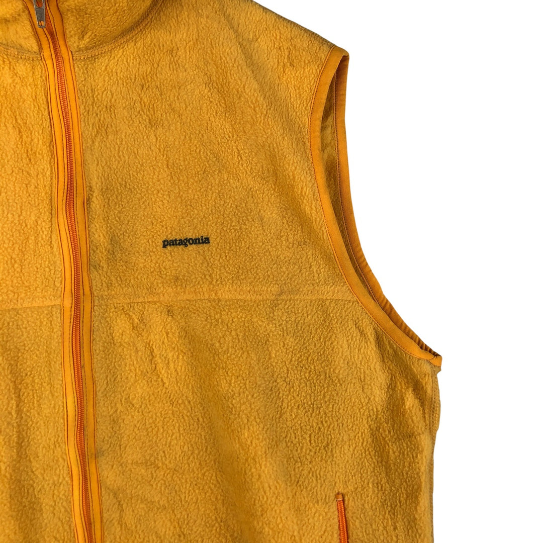 90'S Patagonia Synchilla Fleece Vest (25182 SP97), Made in USA, Men's XL, Vintage polyester yellow type Vintage Second Hand