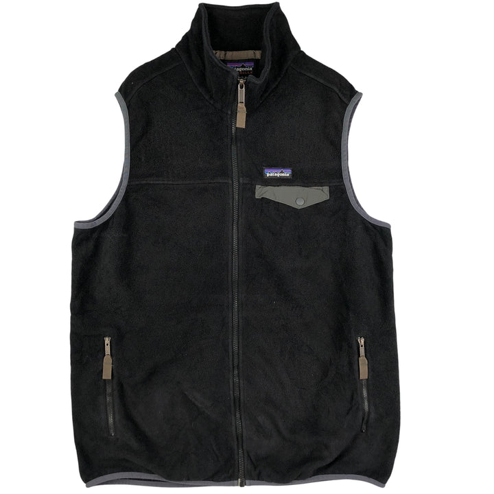 Patagonia Synchilla Fleece Vest (25500FA15), Men's Size L polyester black type Vintage Second Hand