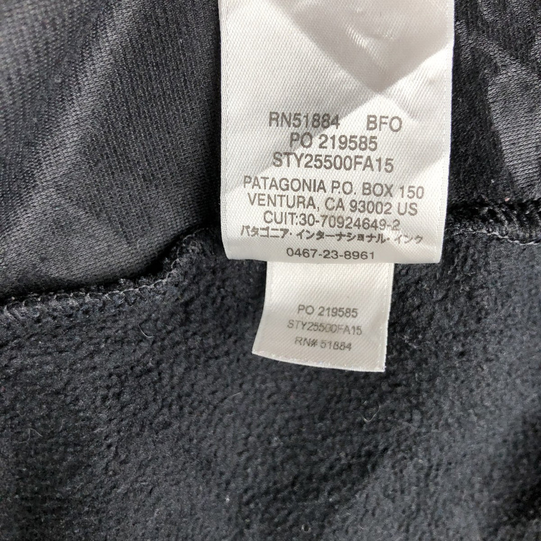 Patagonia Synchilla Fleece Vest (25500FA15), Men's Size L polyester black type Vintage Second Hand