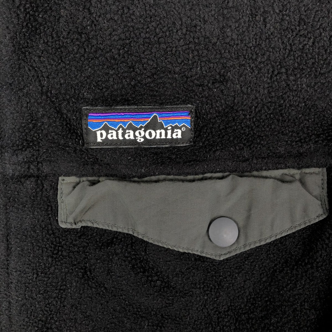 Patagonia Synchilla Fleece Vest (25500FA15), Men's Size L polyester black type Vintage Second Hand
