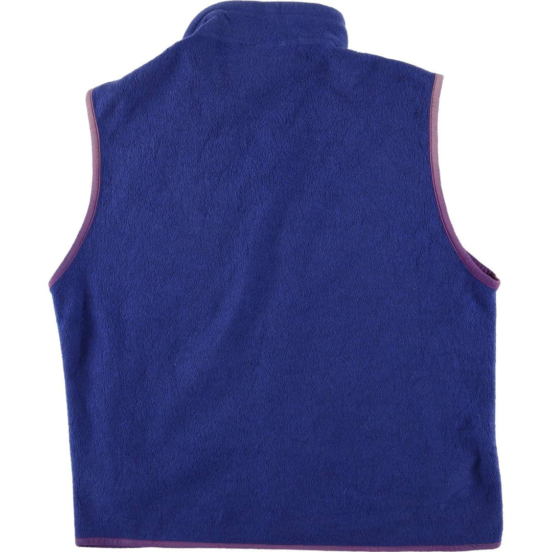 90s-00'S Vintage Patagonia Fleece Vest, Made in USA, Men's XL polyester blue type Vintage Second Hand