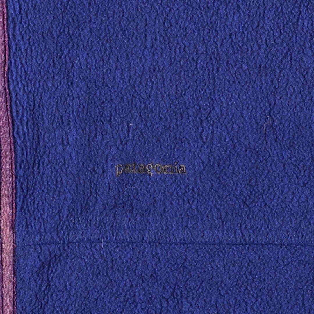 90s-00'S Vintage Patagonia Fleece Vest, Made in USA, Men's XL polyester blue type Vintage Second Hand