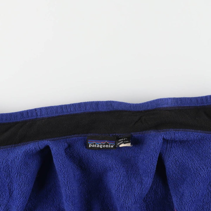 90s-00'S Vintage Patagonia Fleece Vest, Made in USA, Men's XL polyester blue type Vintage Second Hand