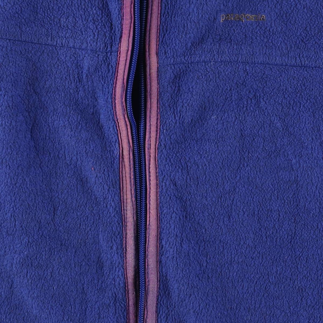 90s-00'S Vintage Patagonia Fleece Vest, Made in USA, Men's XL polyester blue type Vintage Second Hand