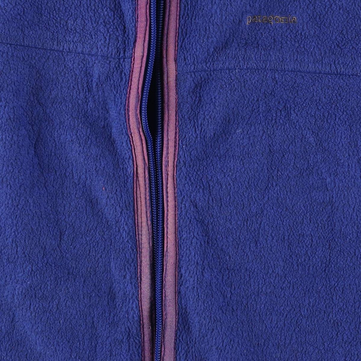 90s-00'S Vintage Patagonia Fleece Vest, Made in USA, Men's XL polyester blue type Vintage Second Hand