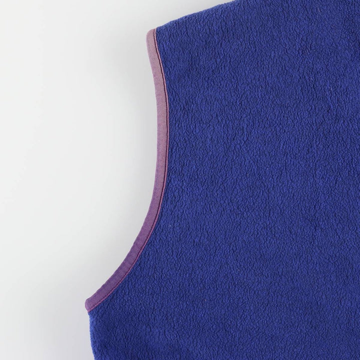 90s-00'S Vintage Patagonia Fleece Vest, Made in USA, Men's XL polyester blue type Vintage Second Hand