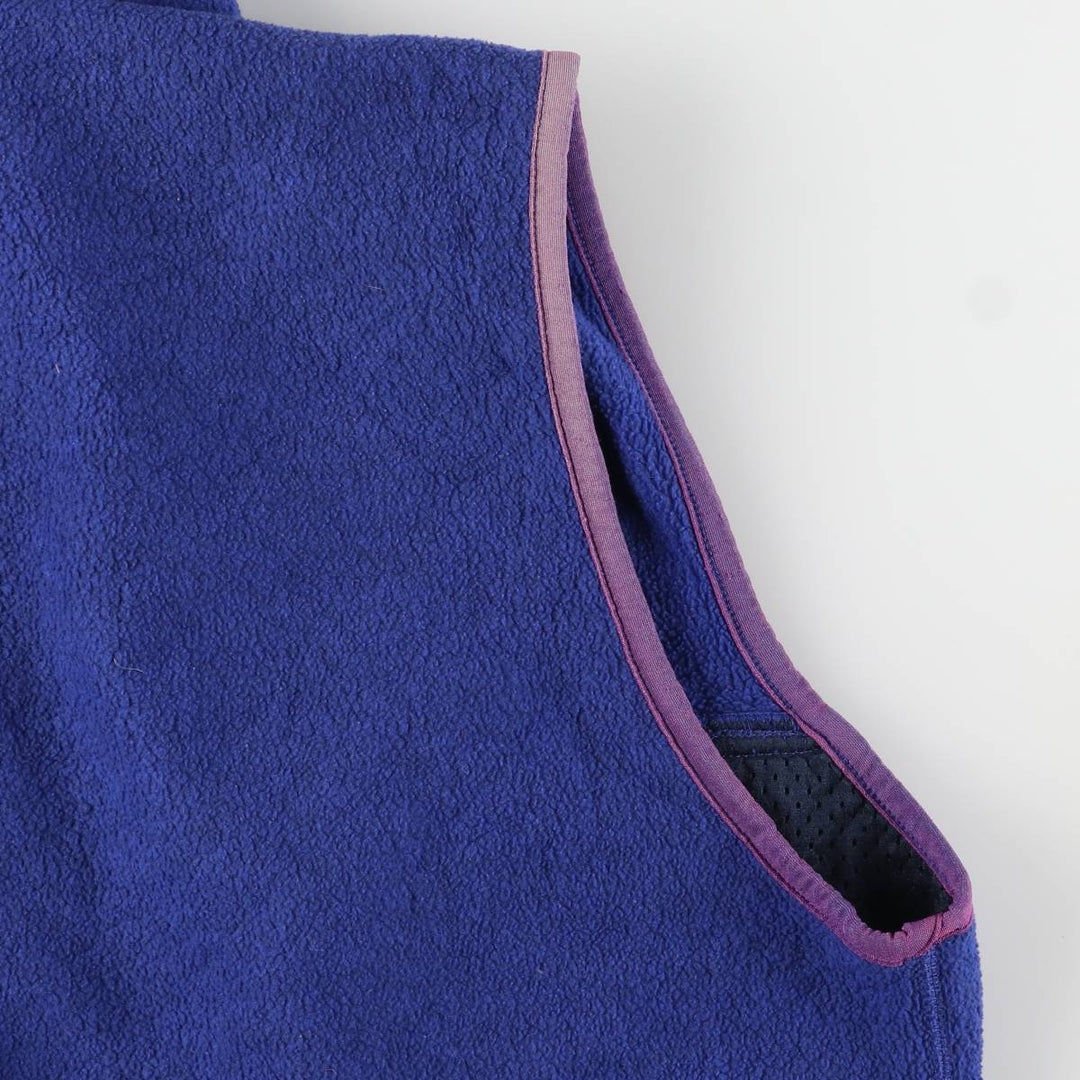 90s-00'S Vintage Patagonia Fleece Vest, Made in USA, Men's XL polyester blue type Vintage Second Hand