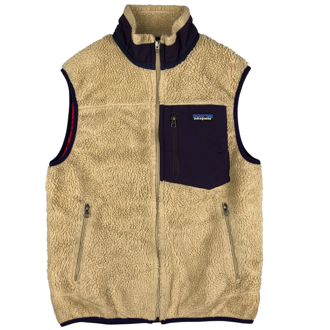 Patagonia Retro-X 23047FA14 Boa Vest, Men's Size Small polyester Camel type Vintage Second Hand