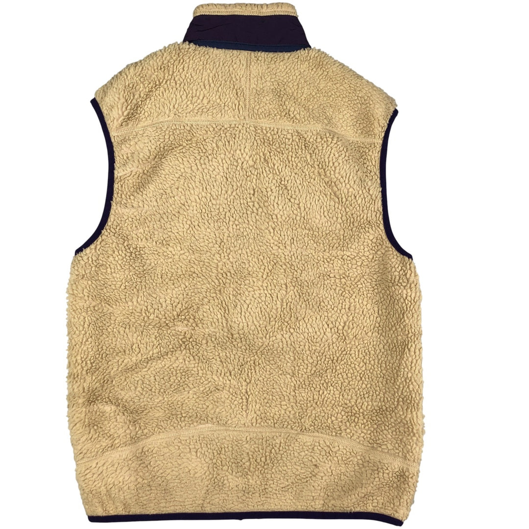 Patagonia Retro-X 23047FA14 Boa Vest, Men's Size Small polyester Camel type Vintage Second Hand