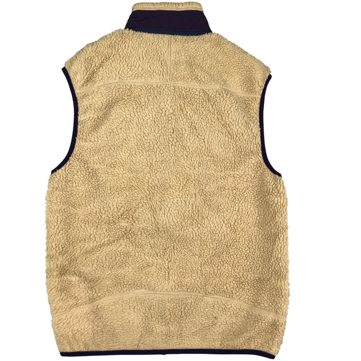 Patagonia Retro-X 23047FA14 Boa Vest, Men's Size Small polyester Camel type Vintage Second Hand
