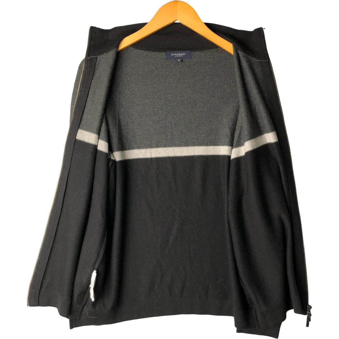 Burberry's Driver's Knit Sweater, Made in Spain, Men's Size M Merino wool gray type Vintage Second Hand