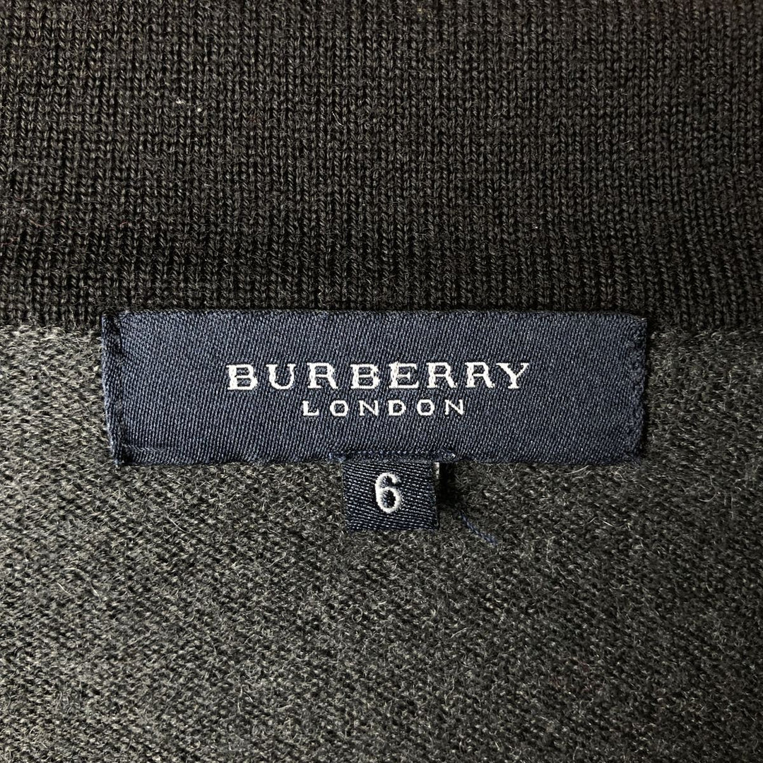 Burberry's Driver's Knit Sweater, Made in Spain, Men's Size M Merino wool gray type Vintage Second Hand