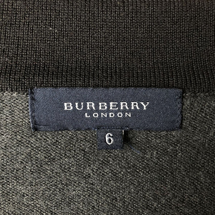 Burberry's Driver's Knit Sweater, Made in Spain, Men's Size M Merino wool gray type Vintage Second Hand