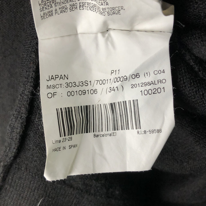 Burberry's Driver's Knit Sweater, Made in Spain, Men's Size M Merino wool gray type Vintage Second Hand