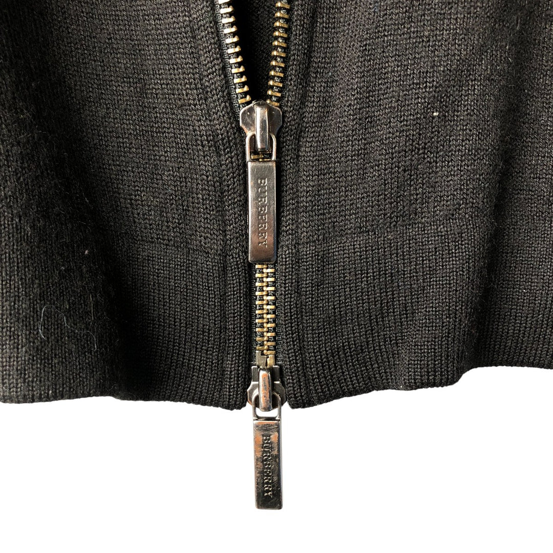 Burberry's Driver's Knit Sweater, Made in Spain, Men's Size M Merino wool gray type Vintage Second Hand