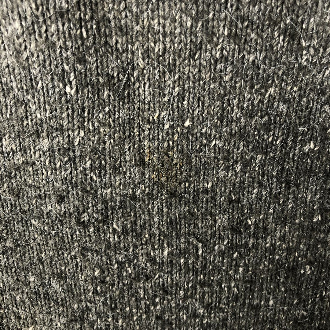 Columbia Acrylic Knit Sweater, Men's Size L acrylic Charcoal Vintage Second Hand