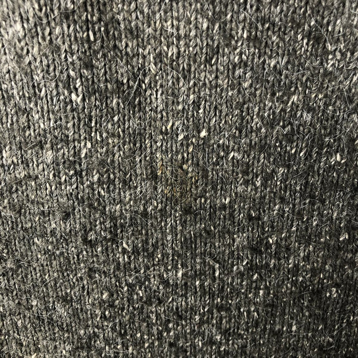 Columbia Acrylic Knit Sweater, Men's Size L acrylic Charcoal Vintage Second Hand