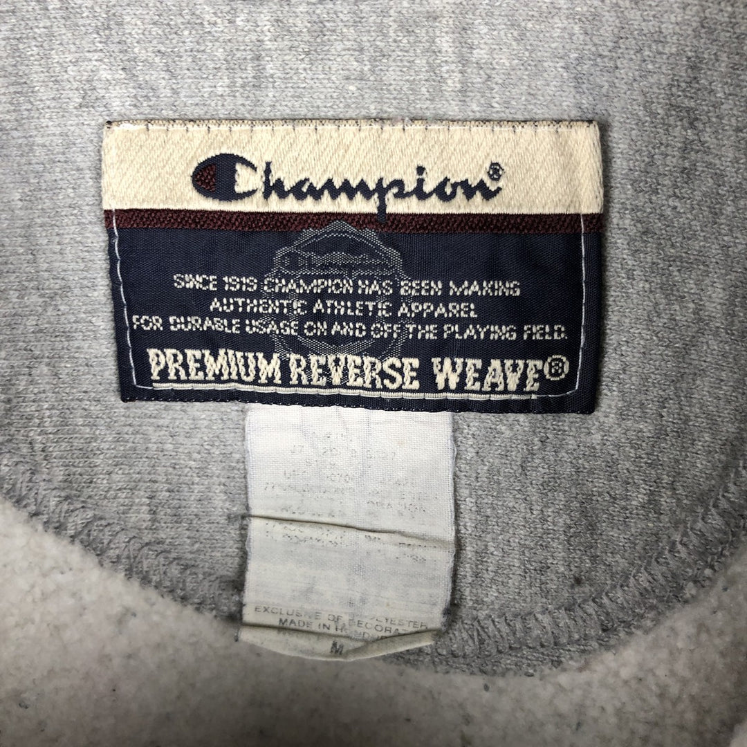 2000'S Champion Premium Reverse Weave College Sweatshirt, Men's Size Medium cotton gray type Vintage Second Hand