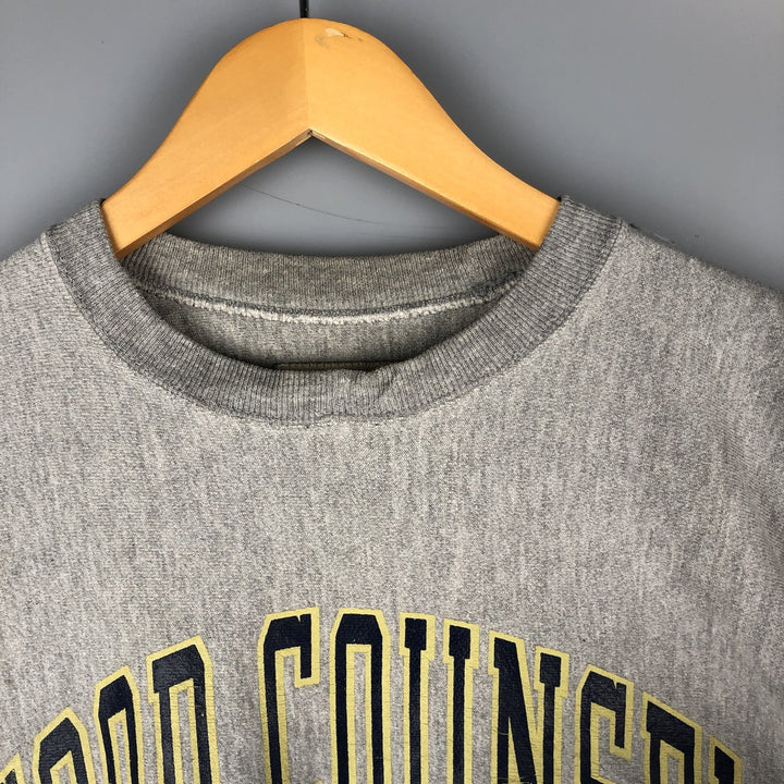 2000'S Champion Premium Reverse Weave College Sweatshirt, Men's Size Medium cotton gray type Vintage Second Hand