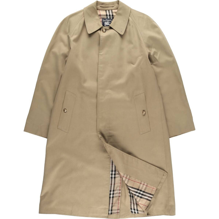 Burberry's Balmacaan coat, men's size L unclear Beige type Vintage Second Hand