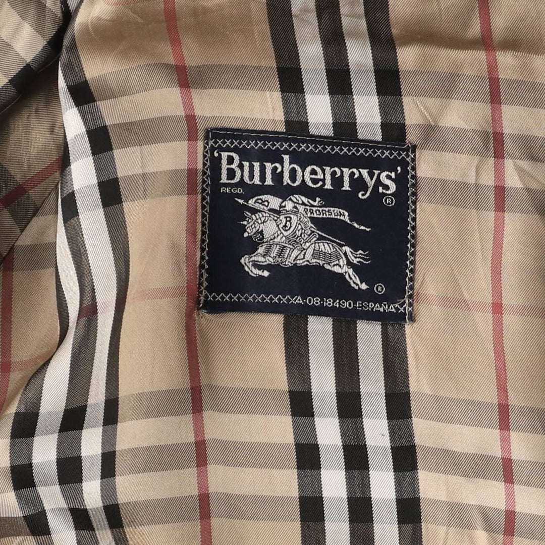 Burberry's Balmacaan coat, men's size L unclear Beige type Vintage Second Hand