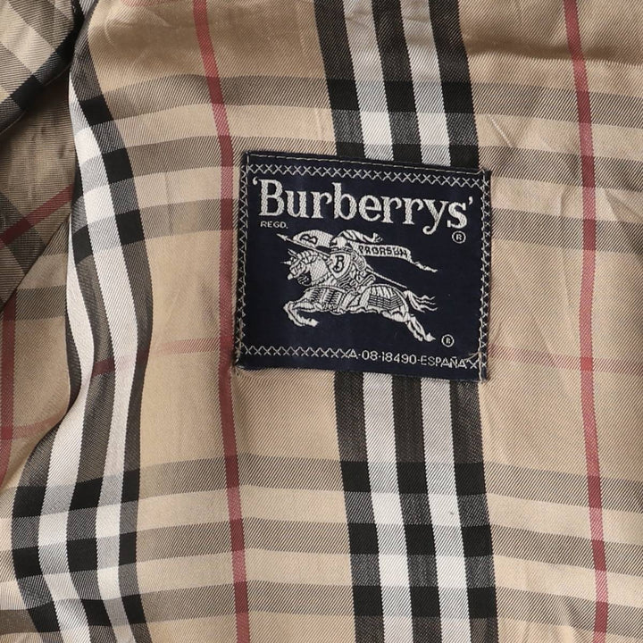 Burberry's Balmacaan coat, men's size L unclear Beige type Vintage Second Hand