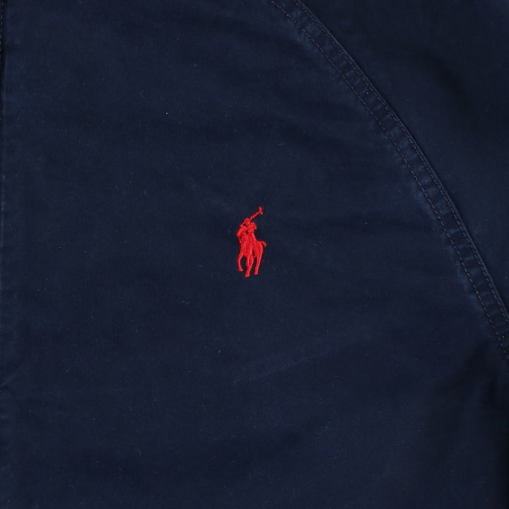 Ralph Lauren POLO RALPH LAUREN cotton hoodie, men's size L cotton navy blue type Vintage Second Hand