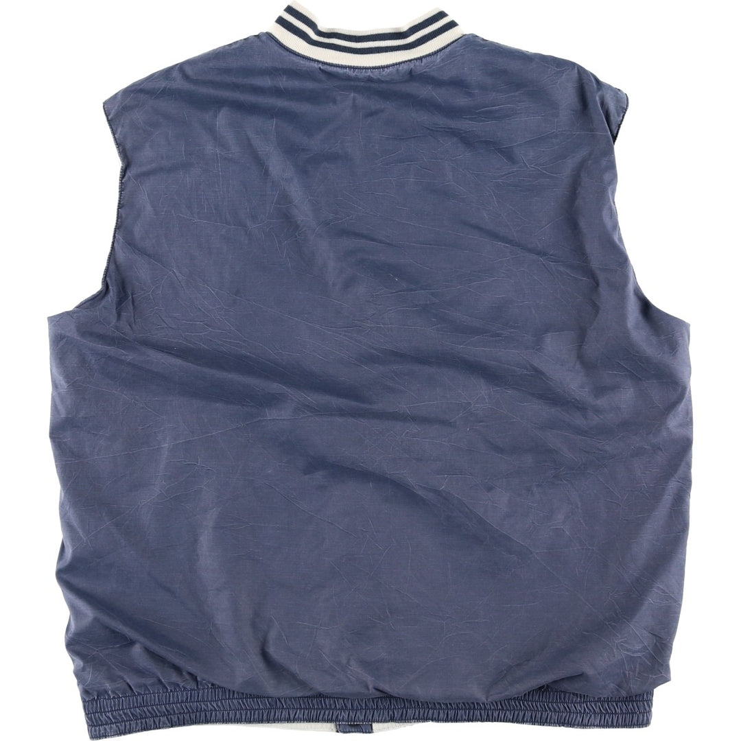 Levi's reversible cotton vest, men's size L cotton navy blue type Vintage Second Hand