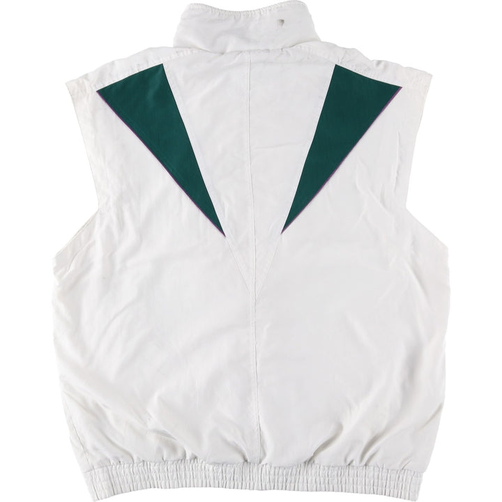 Vintage 80s-90'S Adidas warm-up vest, men's size L polyester white type Vintage Second Hand