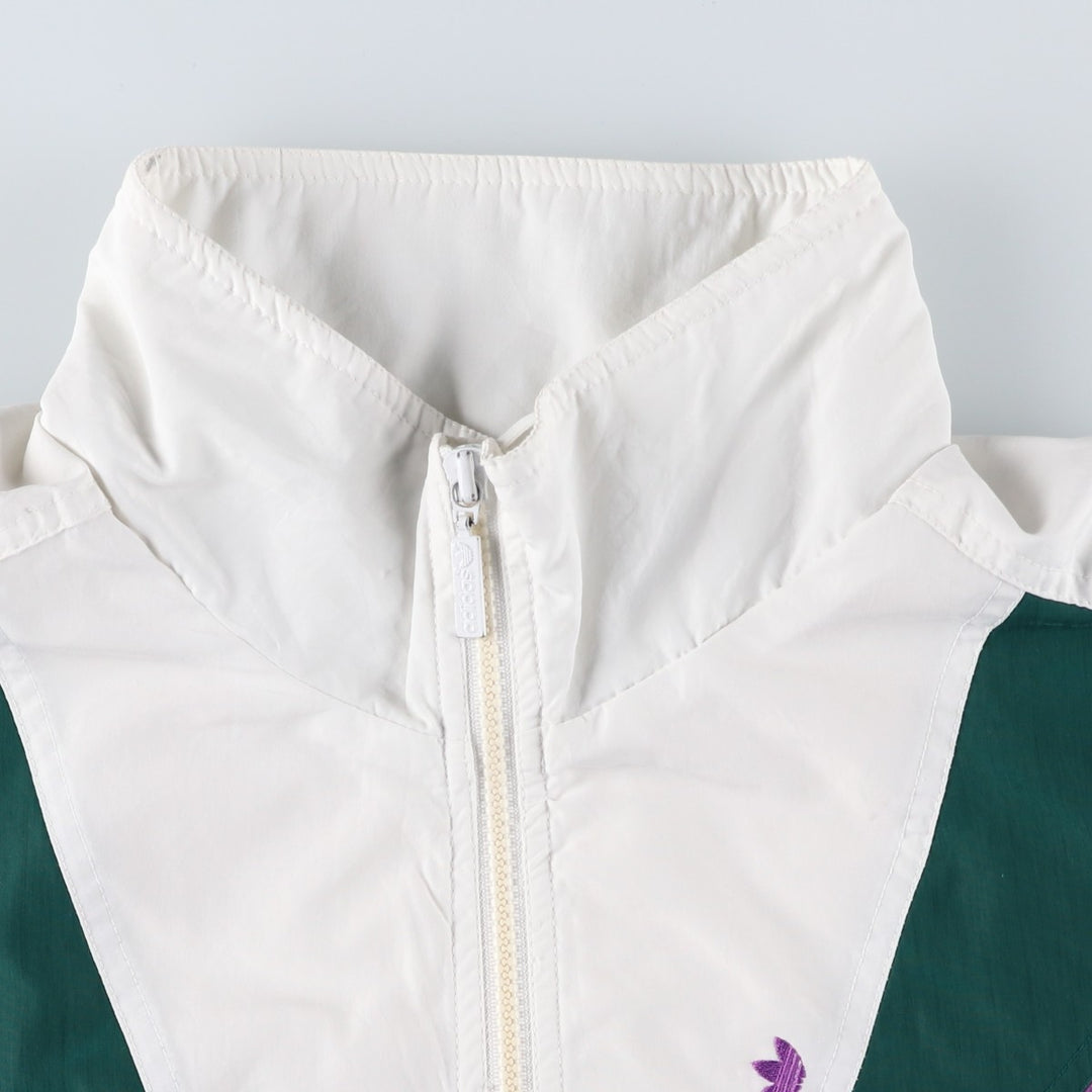 Vintage 80s-90'S Adidas warm-up vest, men's size L polyester white type Vintage Second Hand