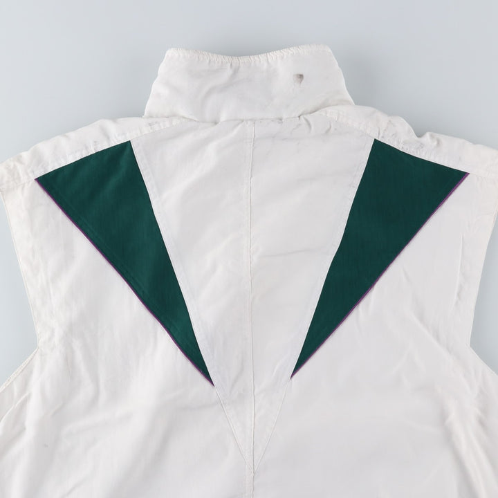 Vintage 80s-90'S Adidas warm-up vest, men's size L polyester white type Vintage Second Hand
