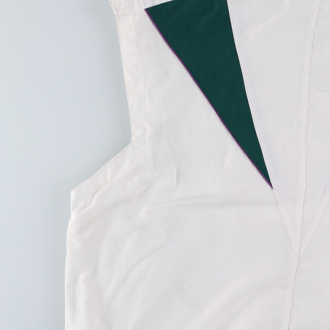 Vintage 80s-90'S Adidas warm-up vest, men's size L polyester white type Vintage Second Hand