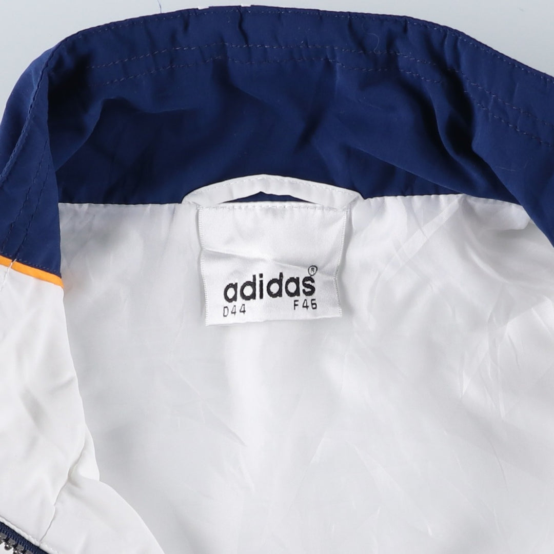 Vintage 90'S adidas padded vest, size L, men's polyester white type Vintage Second Hand