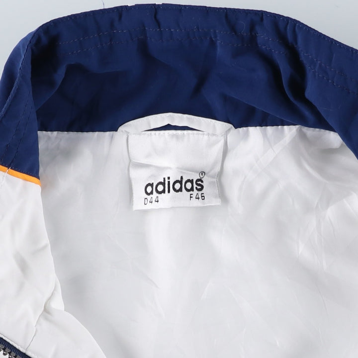 Vintage 90'S adidas padded vest, size L, men's polyester white type Vintage Second Hand