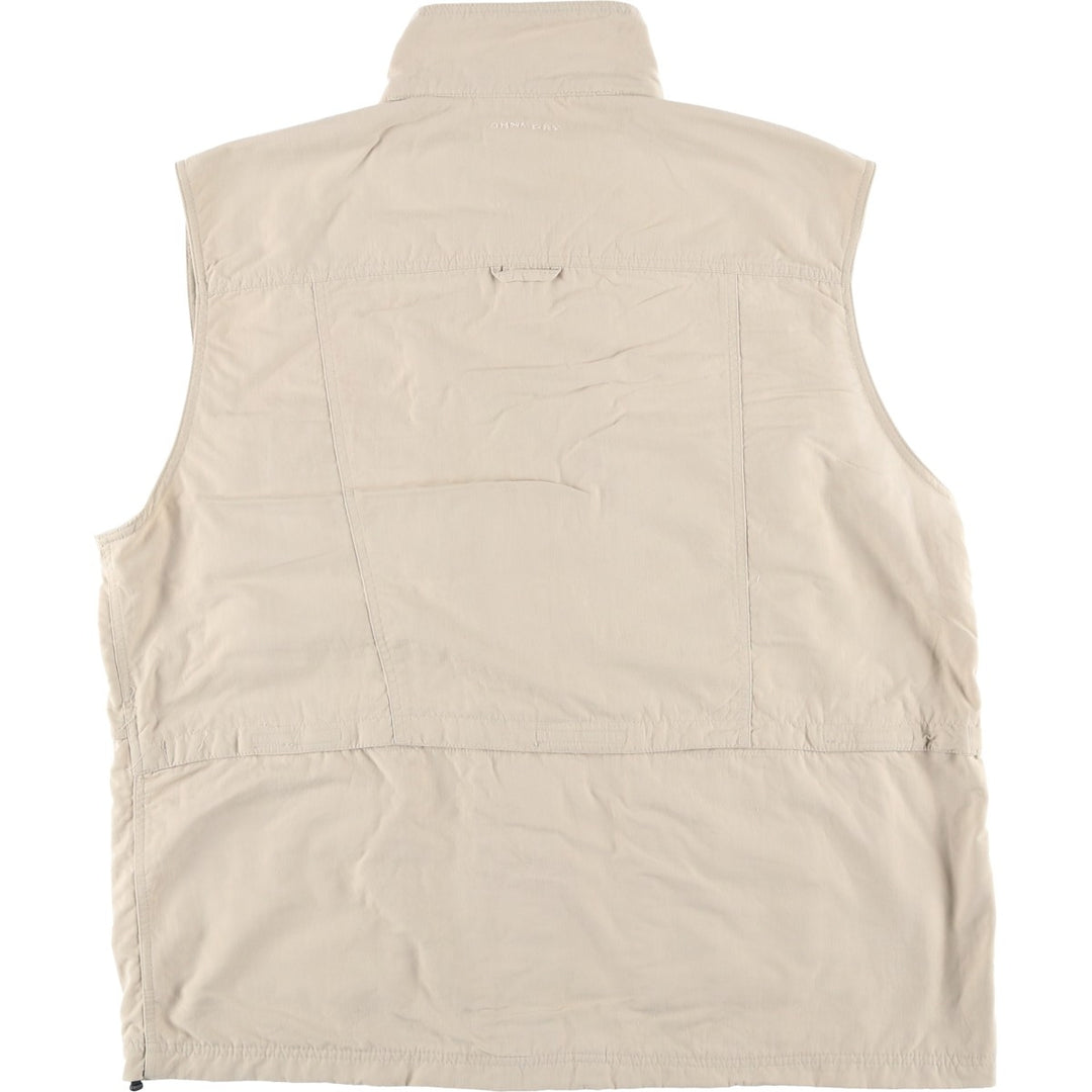 Columbia Titanium Fishing Vest, Men's XXL Nylon Beige type Vintage Second Hand