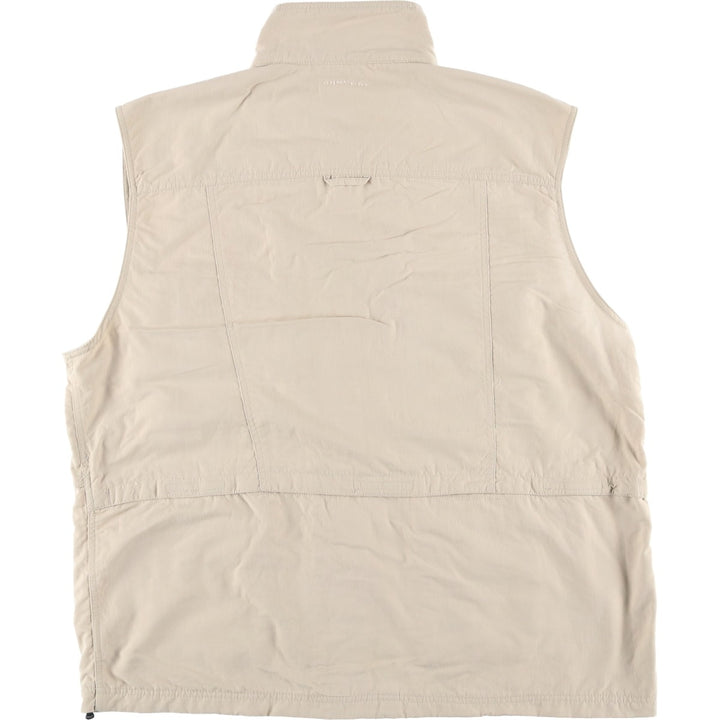 Columbia Titanium Fishing Vest, Men's XXL Nylon Beige type Vintage Second Hand
