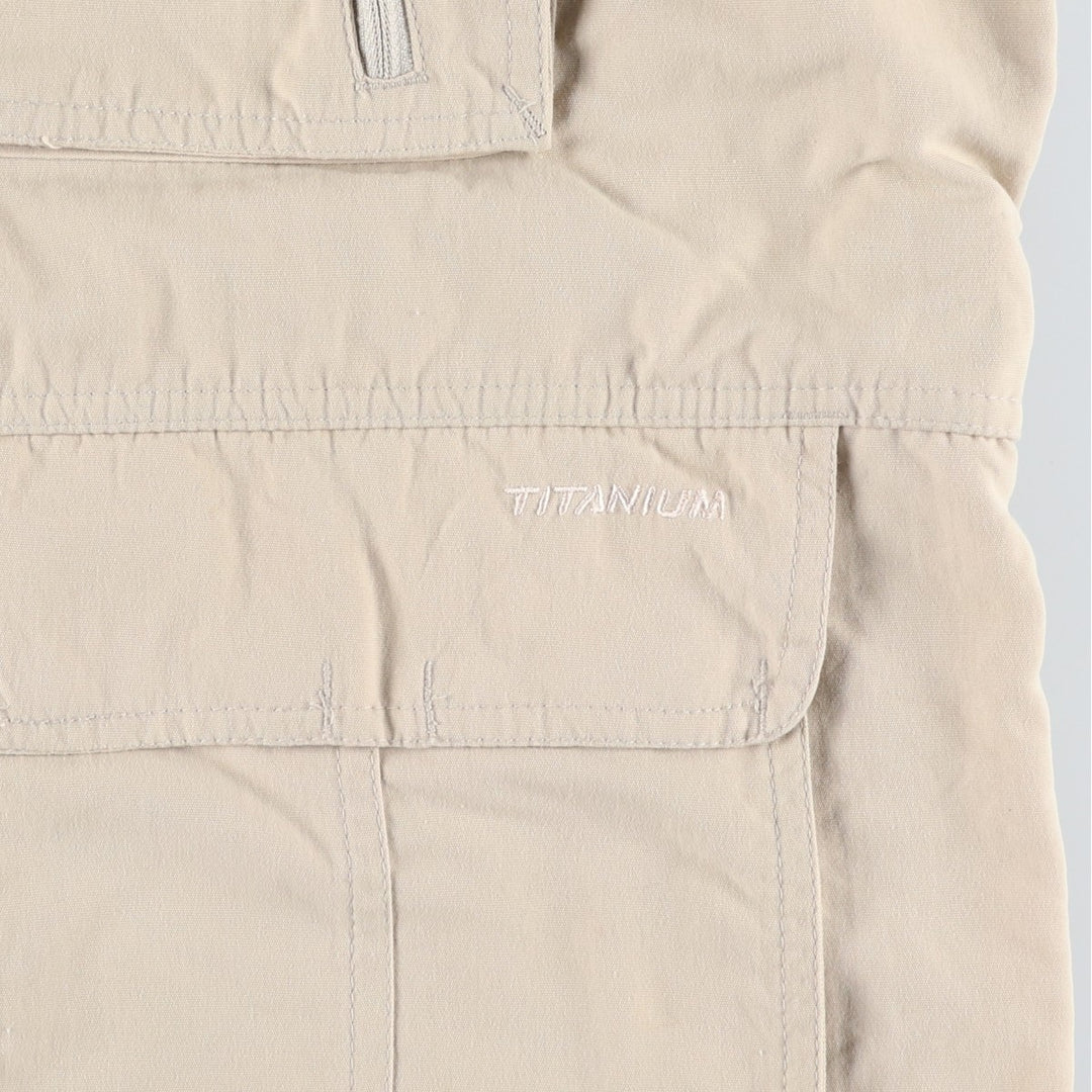 Columbia Titanium Fishing Vest, Men's XXL Nylon Beige type Vintage Second Hand
