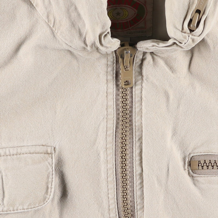 80'S Banana Republic Safari Vest, Men's Size L cotton Beige type Vintage Second Hand